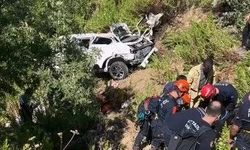 Antalya'da feci kaza: Manavgat'ta uçuruma yuvarlanan otomobilde 5 kişi hayatını kaybetti