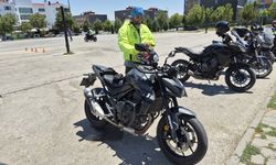 Eskişehir’de Motosikletçilere Sıcak Hava Uyarısı