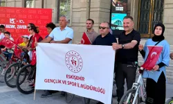 15 Temmuz ruhu pedal çevrilerek yaşatıldı!