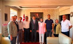 AK Parti’den Kaymakam Temel’e Hayırlı Olsun Ziyareti