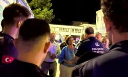 Başkan Ayşe Ünlüce'den yaralı itfaiye personeline geçmiş olsun ziyareti