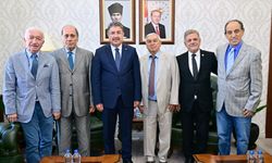 Efsaneler Vali Yılmaz'ı ziyaret etti!