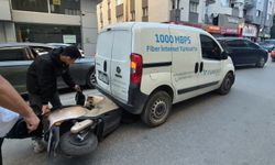 Eskişehir’de Motosiklet Aracın Altına Girdi