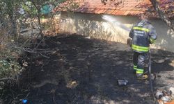 Eskişehir’de Müstakil Ev Bahçesinde Yangın