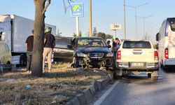Eskişehir Çevre Yolu’nda Otomobil Refüje Çıktı