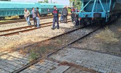 Mihalıççık'ta Tren Vagonuna Çıkan Baba ve Oğlu Elektrik Akımına Kapıldı