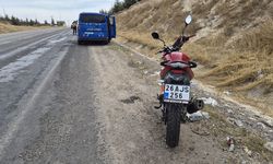 Eskişehir Seyitgazi Yolu'nda motosiklet kazası: 1 yaralı
