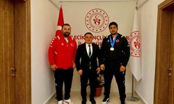Avrupa şampiyonu Mikail Zaloğlu’na tebrik