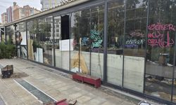 Zübeyde Hanım Bulvarı'nda atıl işletmeye zarar verildi