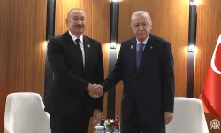 Cumhurbaşkanı Erdoğan Bişkek’te İlham Aliyev ile Görüştü