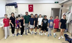 Kalın’dan eskrimcilere ziyaret!