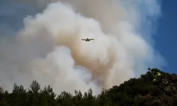 Balıkesir Sındırgı'da Çıkan Orman Yangınına Havadan ve Karadan Müdahale