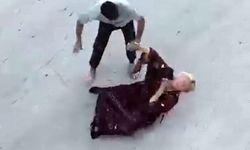 Sokak Ortasında Kadına Şiddet Dehşeti: Boğazını Sıktı, Yerde Sürükledi!