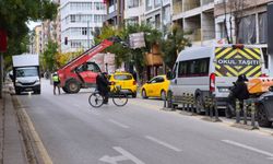 Eskişehirde İnşaat Malzemesi Sevkiyatı Trafiği Kilitledi