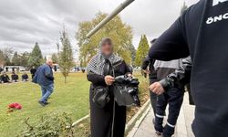 Eskişehirde Çöp Poşetiyle Dilenen Kadın Dikkat Çekti