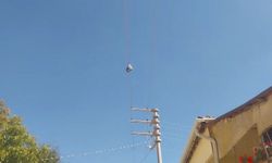 5 yıldır elektrik telinde duran botlar mahalleliyi endişelendiriyor!