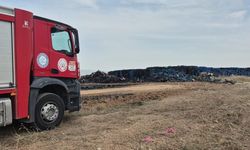 Eskişehir’de plastik kasalar alev aldı