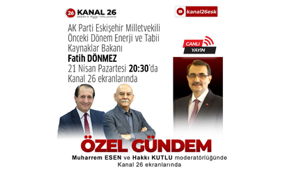 Fatih Dönmez Kanal 26 Ekranlarında!
