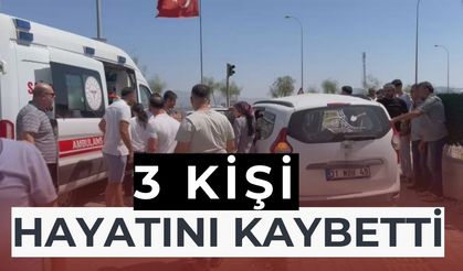 Düğüne giderken kaza yaptılar: 3 ölü, 2 yaralı