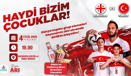 İlk Maç Dev Ekranda, Kalbimiz Milli Takımla