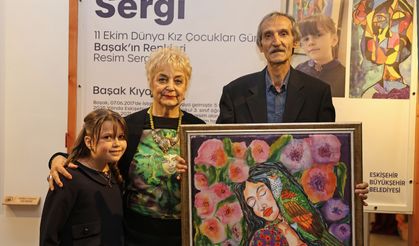 Başak'ın renkleri sanatseverlerle buluştu