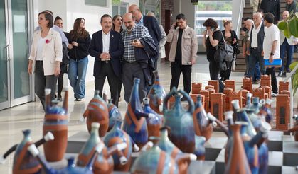 Tepebaşı'nda "Geri Dönüşüm Oluşum" Sergisi Ziyarete Açıldı
