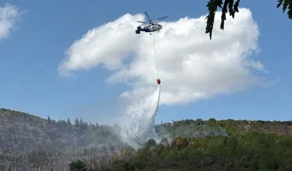 Kemer, Altıeylül ve Gebze’de Yangına Müdahale Sürüyor