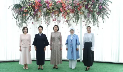 Emine Erdoğan Bişkek’te Lider Eşleriyle Programda Buluştu