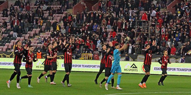 Eskişehirspor 3 puanı tek golle aldı