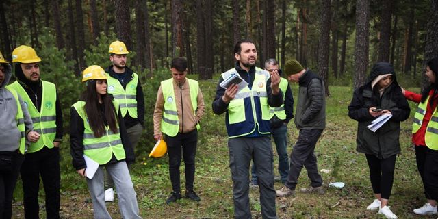 Eskişehir ormanları mühendis adaylarını ağırladı