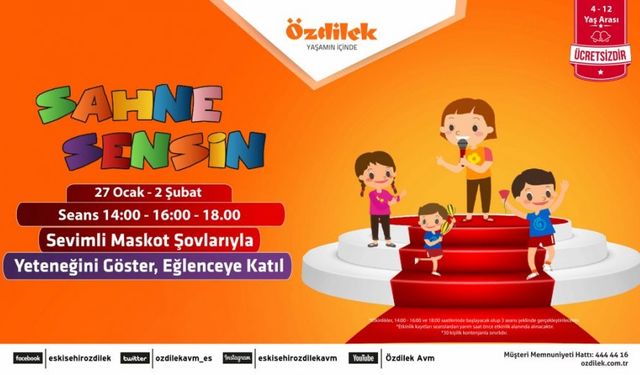 Özdilek’te ‘Sahne  Sensin’ Etkinliği