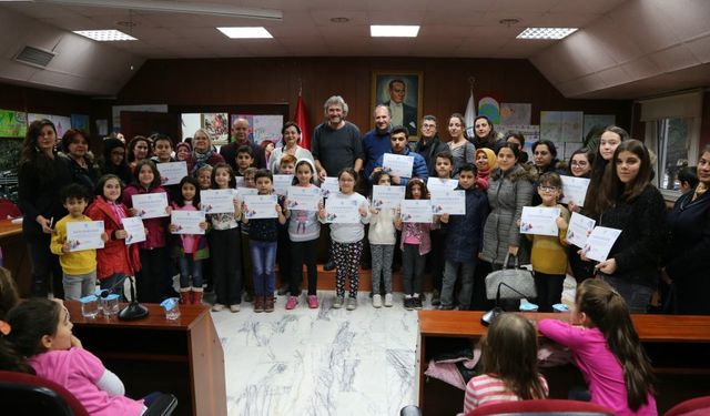 Resim yarışması  yoğun ilgi gördü