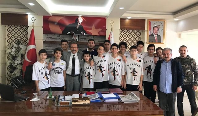 Gelişim u14 takımı bölge  şampiyonluğuna yürüyor