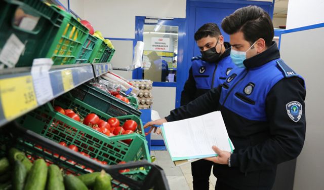 Odunpazarı Zabıta’dan zincir marketlere sıkı denetim