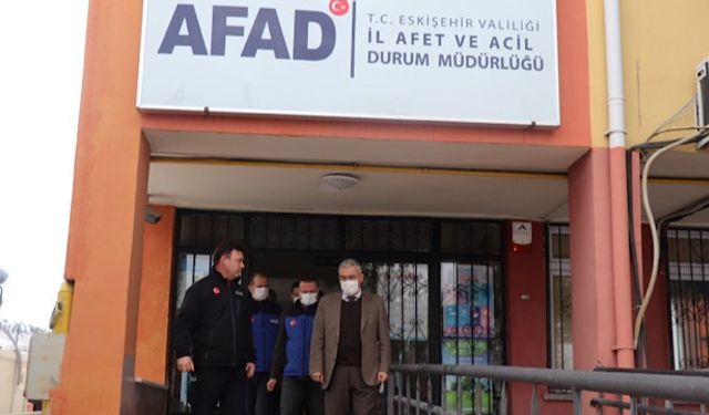 Vali Ayyıldız’dan AFAD’a ziyaret