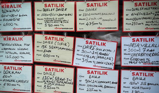 Dövizle birlikte artan konut fiyatları düşüşe aldırış etmedi