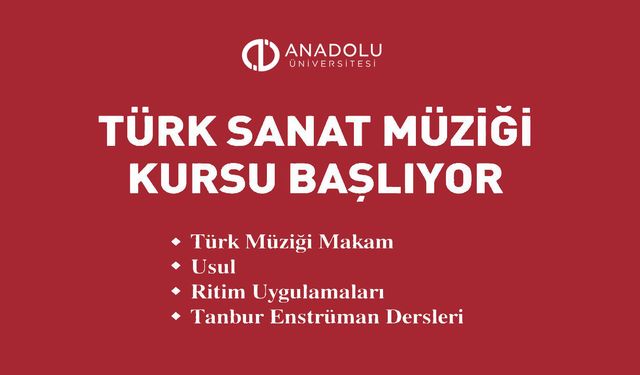 TÜDAM’dan Türk Sanat Müziği Kursu