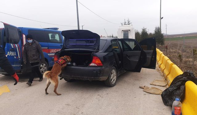 Hırsızlıktan aranırken uyuşturucu ile yakalandı