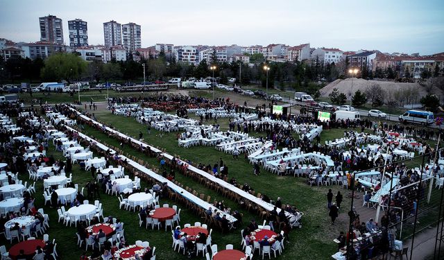 5 bin 500 vatandaş aynı sofrada buluştu