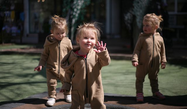 Eskişehirli sevimli üçüzler ilginin odağı oldu