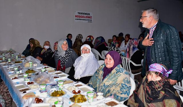 İnönü’de gönül sofrası Aşağıkuzfındık’ta kuruldu