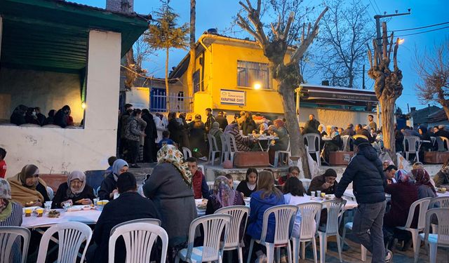 Eskişehir’in en eski yerleşim yerinde iftar yemeği