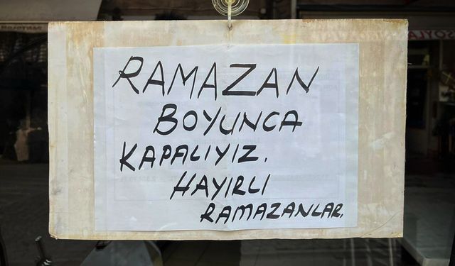 Bazı lokantalar Ramazan ayı boyunca kapalı