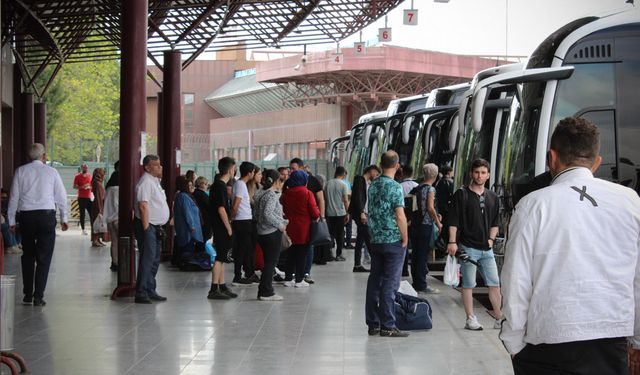 Eskişehir terminalinde beklenen yoğunluk oluşmadı