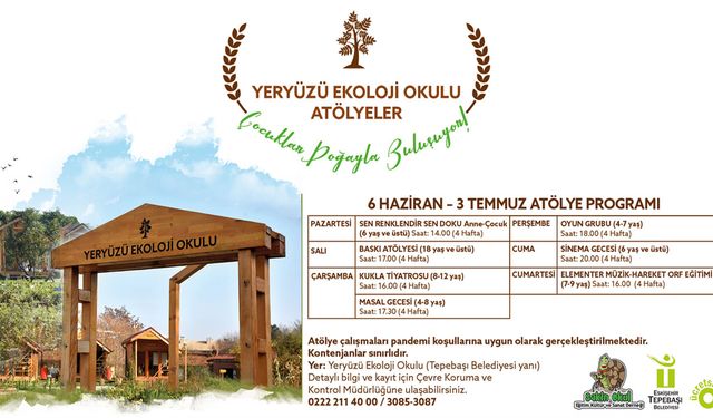 Yeryüzü Ekoloji Okulu atölyeleri başlıyor