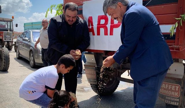 Eskişehir’de yılın ilk arpası borsada