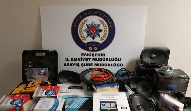 Eskişehir’de farklı hırsızlık olaylarının 2 şüphelisi yakalandı