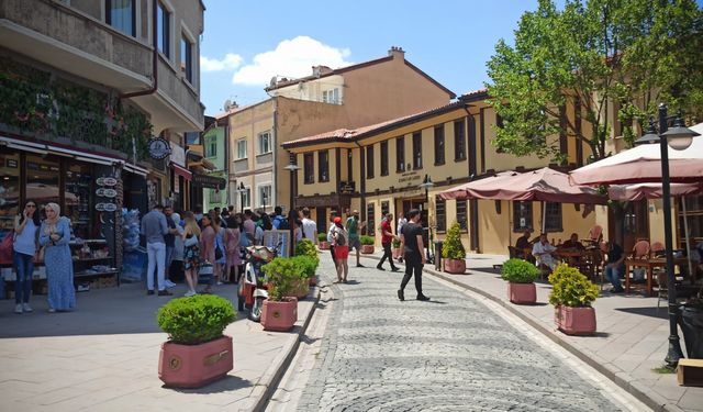 Tarihi bölgede hafta sonu yoğunluğu