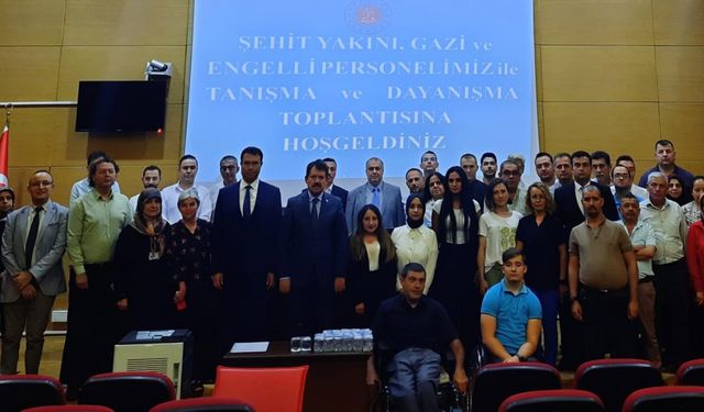 "Şehit yakını, gazi ve engelli personeller için büro kurulacak"