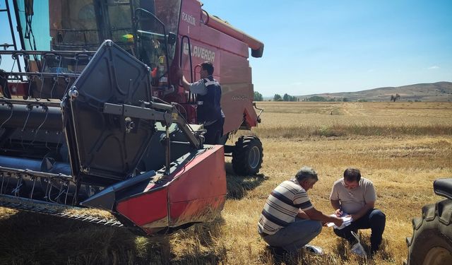 En az dane kaybı için hasat sezonu çalışmaları devam ediyor